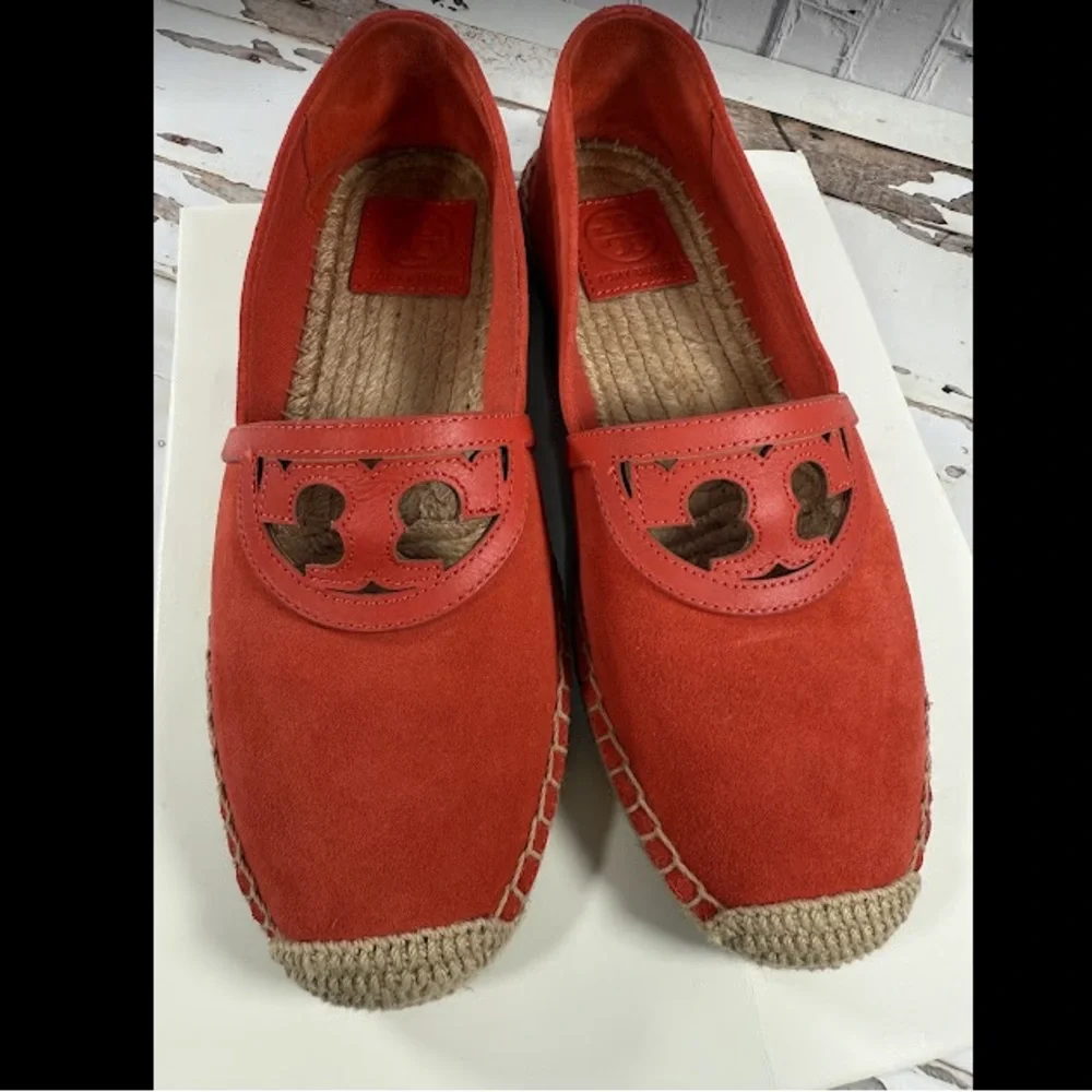 Tory Burch Sidney Espadrille suede/calf leather